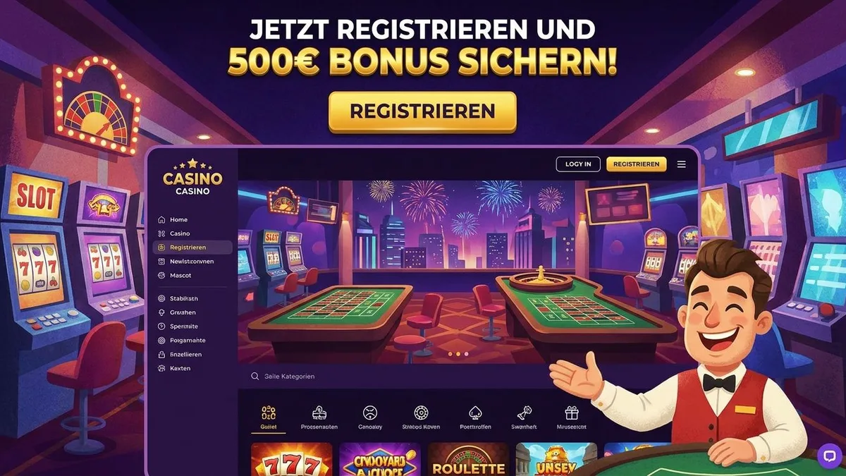 Registrierung mit Bonus